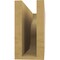 Ekena Millwork 4in. W x 8in. H x 16in. L Carmel Woodgrain TimberThane Rafter Tail, Primed Tan RFTUR04X08X16CARRCPR - alternate 4